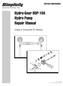 Hydro-Gear BDP-10A Hydro Pump Repair Manual