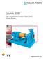 Goulds 3181 High-temperature/Pressure Paper Stock/ Process Pumps