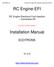 RC Engine-EFI. Installation Manual