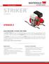 STRIKERTM SERIES STRIKER-3 HIGH PRESSURE 3-STAGE FIRE PUMP. Features and Benefits. Applications DATA SHEET