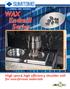 WAX Endmill Series. High speed, high efficiency shoulder mill for non-ferrous materials. Non-ferrous Metal