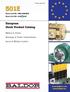 501E. European Stock Product Catalog. Motors & Drives. Bearings & Power Transmission. Servo & Motion Control.