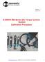 E-DRIV MD-Series DC Torque Control System Calibration Procedure