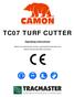 TC07 TURF CUTTER Operating Instructions