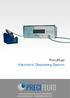 PreciFluid Volumetric Dispensing System. Volumetric dispensing system manufacture