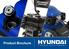 Hyundai Power Equipment Brochure. Contents