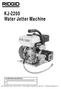 KJ-2200 Water Jetter Machine
