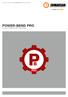 POWER-BEND PRO. 3 Axes (R Manual) CNC Press Brake. innovative technologies. Innovative Technologies   Press Brake Series