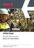 White Paper. Rotork Instruments focus on innovation