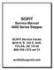 SCIFIT Service Manual 4000 Series Stepper