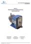 Solenoid Chemical Metering Pump. Operating Manual