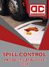 SPILL CONTROL PRODUCT RANGE