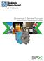 Universal I Series Pumps. Rotary Positive Displacement Pumps