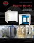 Powder Booths. Non-Recovery Booths Cartridge Style Booths High Production Booths GLOBAL FINISHING SOLUTIONS.