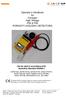 Operator s Handbook for Compact High Voltage P20 & P40 POROSITY (HOLIDAY) DETECTORS