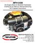 MFH-5456 On-Engine Block & Manifold Freshwater Cooling Kit for Mercury Remanufacturing 357 Engines Instructions