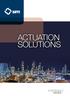 ACTUATION SOLUTIONS EXPERIENCE MORE