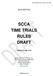 SCCA TIME TRIALS RULES DRAFT