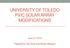 UNIVERSITY OF TOLEDO PVIC SOLAR ARRAY MODIFICATIONS