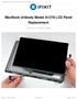 MacBook Unibody Model A1278 LCD Panel Replacement