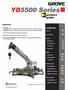 YB5500 Series. product guide. contents. features