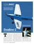 The inspiration for this. Swallow 2 HOMEBUILT. The perfect project for the first-time scratch-builder