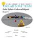 Solar Splash Technical Report Boat #1