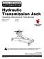 Hydraulic Transmission Jack