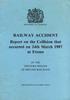 RAILWAY ACCIDENT Report on the Collision that occurred on 24th March 1987 at Frome