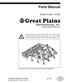 Great Plains. Parts Manual. Manufacturing, Inc. Simba TL300 / TL ORIGINAL INSTRUCTIONS Copyright 2014 Printed