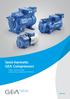 Semi-hermetic GEA Compressors. Single- and two-stage reciprocating compressors (HG/HA)