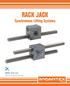 RACK JACK. Synchronous Lifting Systems