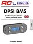 DPSI BMS Operating Manual Version 1.0. Contents
