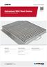 Galvanised Mild Steel Grates For cast and in-situ applications.