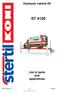 Hydraulic vehicle lift ST List of parts and appendices Stertil B.V