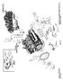 GROUP D EXPLODED VIEW: EV ENGINE COMMON PARTS 5.4L C2 DRAWING #: 0K6527