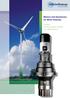 Motors and Gearboxes for Wind Turbines. Durable Environmentally Friendly Low Maintenance