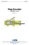 Flap Encoder Installation manual