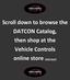 Scroll down to browse the DATCON Catalog, then shop at the Vehicle Controls online store [click here]