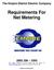 Requirements For Net Metering