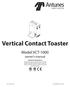 Vertical Contact Toaster