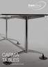 CARMA TABLES. Retail Price List/Specification Guide