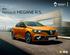 New. Renault MEGANE R.S.
