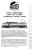 MTH E-33 RECTIFIER ELECTRIC ENGINE OPERATING INSTRUCTIONS