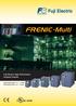 Fuji Electric High Performance Compact Inverter. Single-phase 200 V kw Three-phase 400 V kw