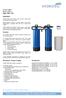 HYDRO ION Water softener Type: VAD CS