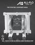 PUMP OPERATIONS & MAINTENANCE MANUAL S038 - PLASTIC 3/8 INCH AIR OPERATED DOUBLE DIAPHRAGM PUMP
