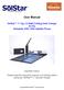User Manual. SōlStar T-12g (12-Watt) Folding Solar Charger for the Globalstar GSP-1600 Satellite Phone. Important Notice:
