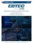 High energy beam sciences are the core to the offerings at EBTEC Corporation. THESE OFFERINGS INCLUDE: