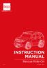 INSTRUCTION MANUAL. Rescue Ride-On SKY Ver. 5